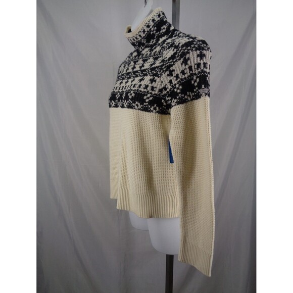 Columbia Pine Street Jacquard Pullover Sweater Size XL Fair Isle Turtleneck New - Picture 4 of 13
